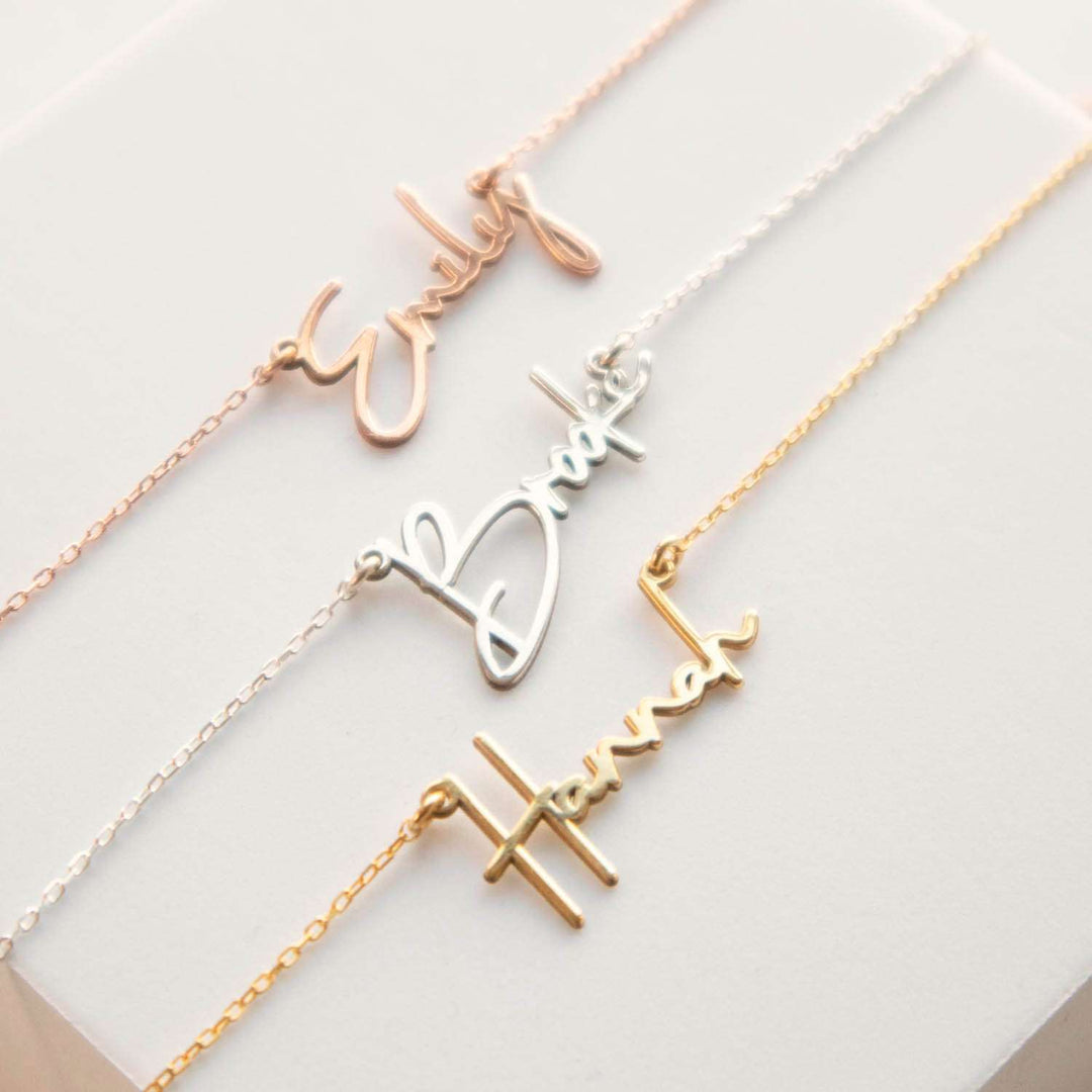 Gold Plated Name Necklace