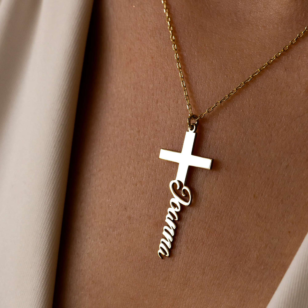 Childrens Cross Necklace