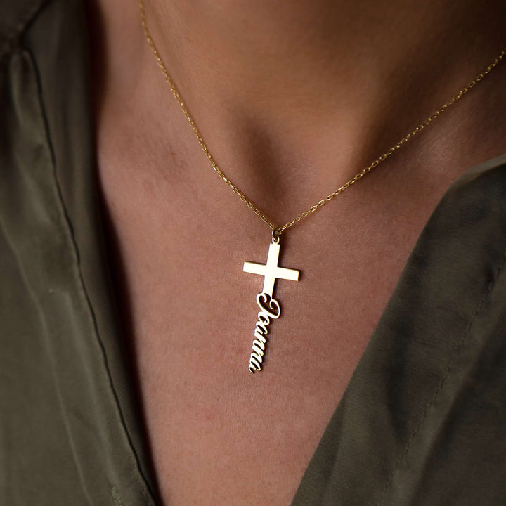 Childrens Cross Necklace