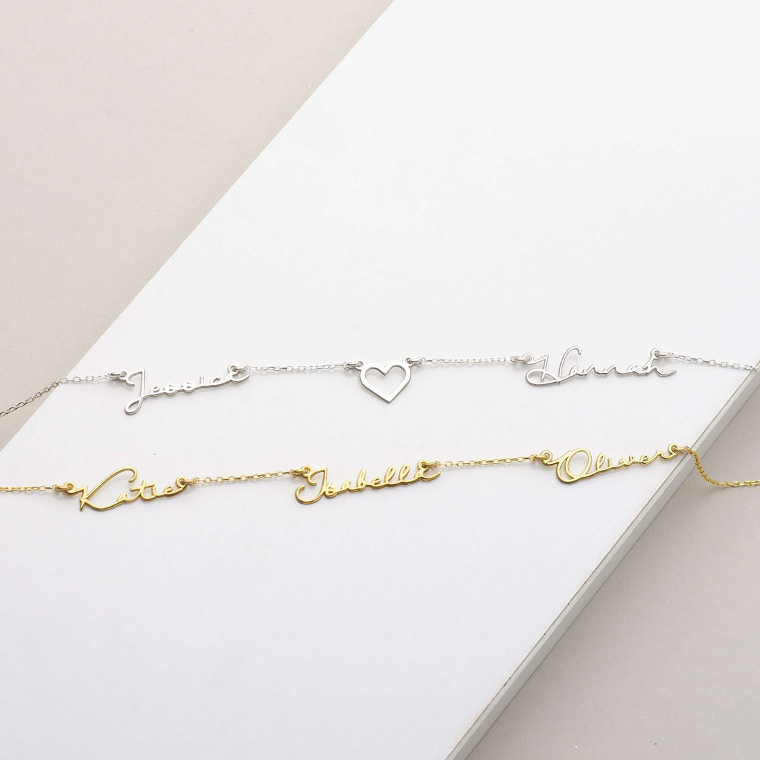 Multiple Name Necklace