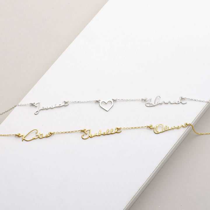 Multiple Name Necklace