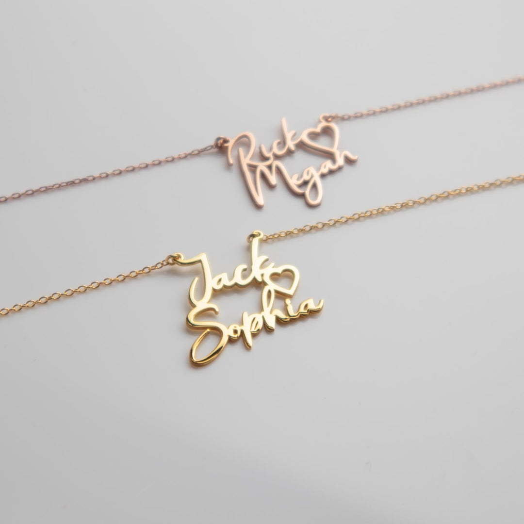 Two Name Necklace