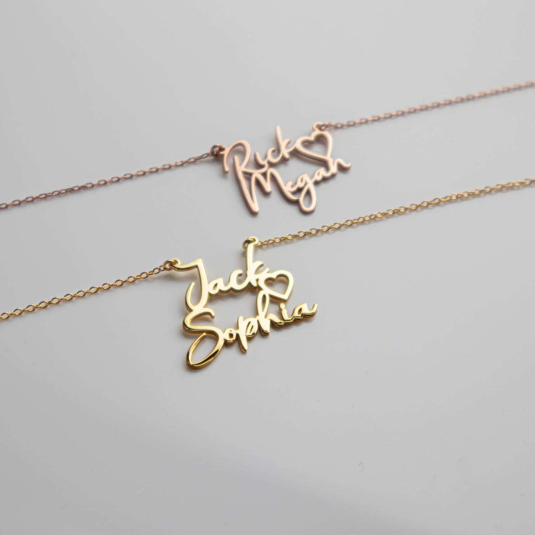 Two Name Necklace