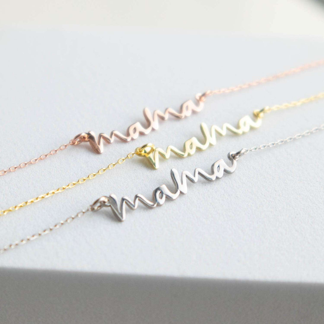 Mama Necklace Silver