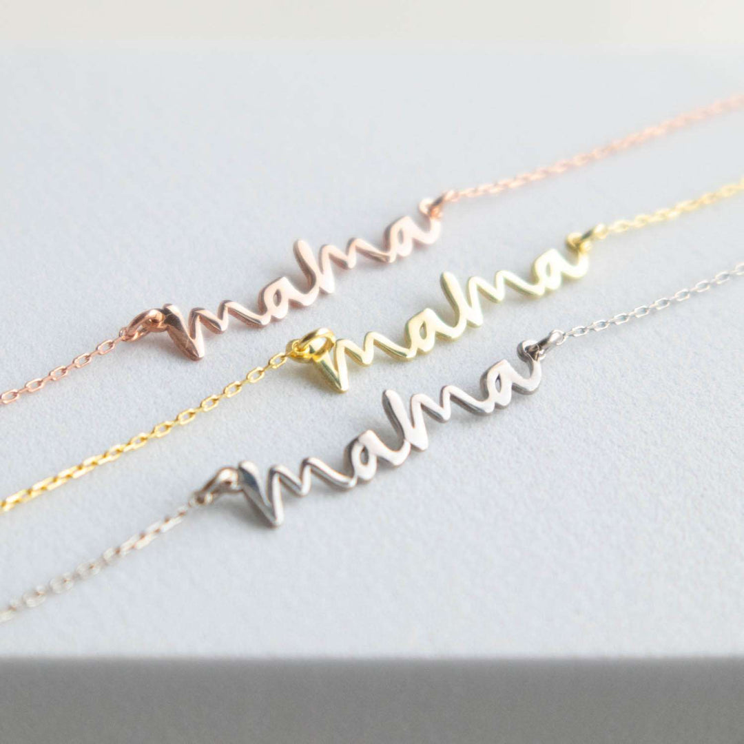 Mama Necklace Silver