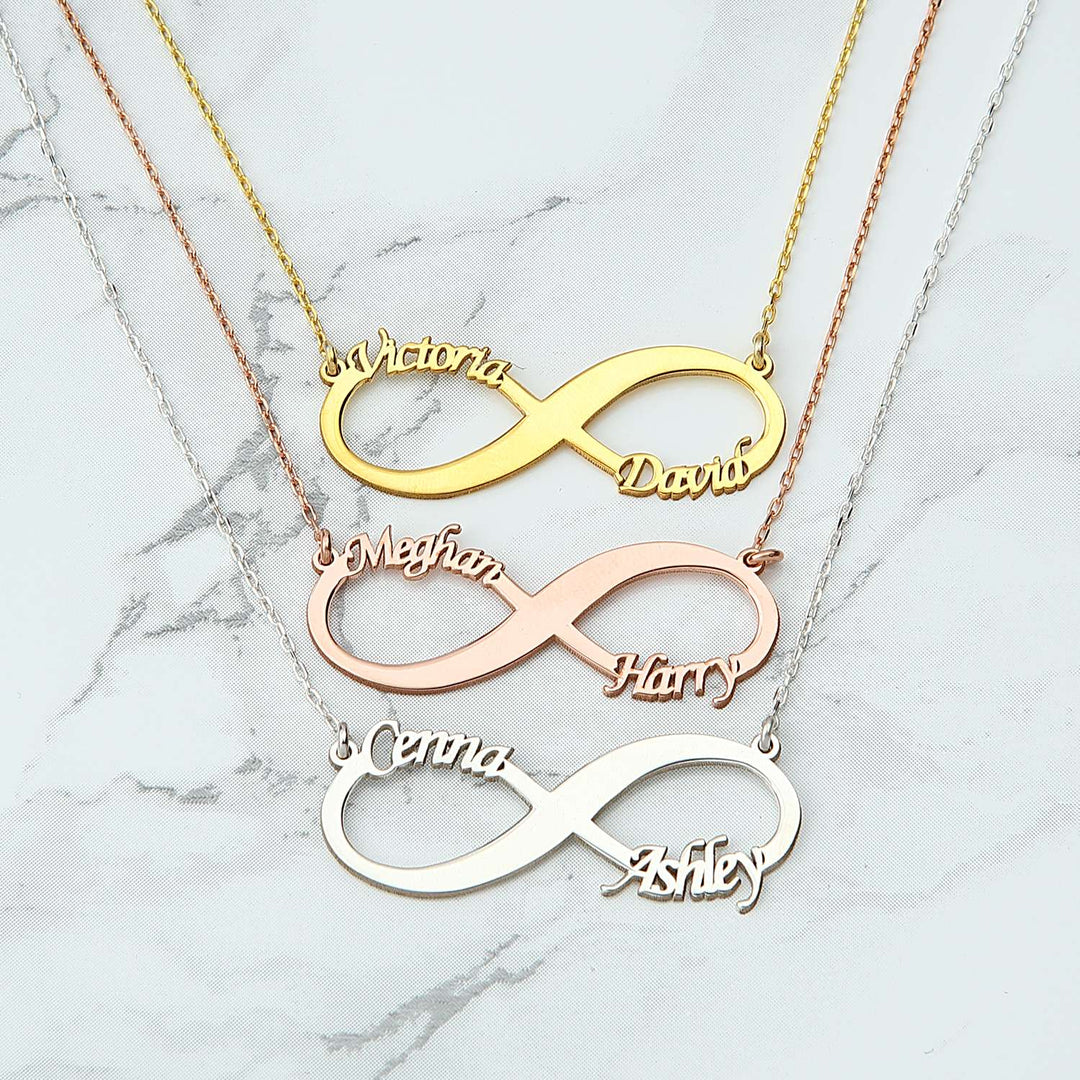 Personalised Infinity Name Necklace
