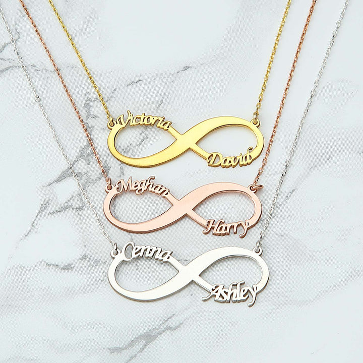 Personalised Infinity Name Necklace