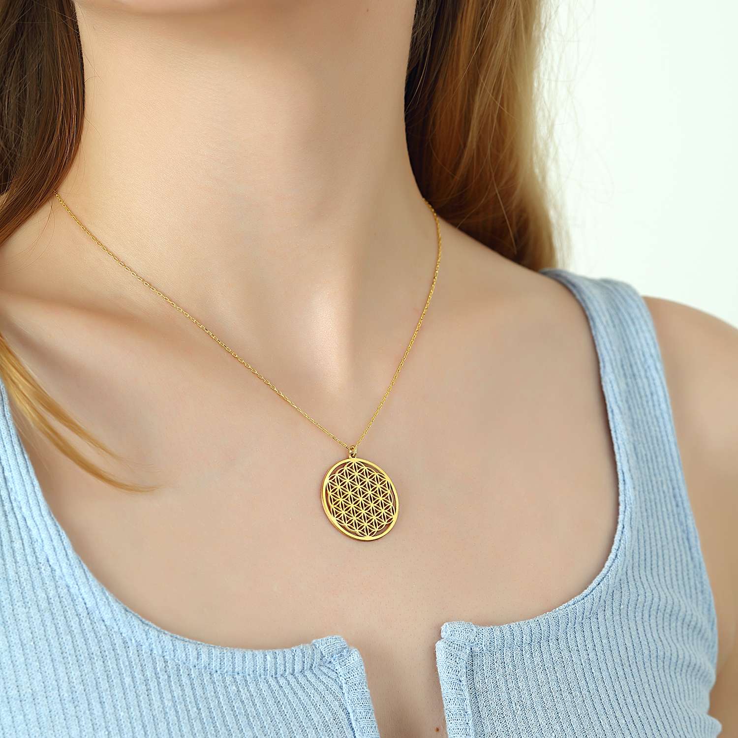 Boho Necklace With Turquoise Beads And Shell Pendant Friendship Jewelry |  Fruugo UK