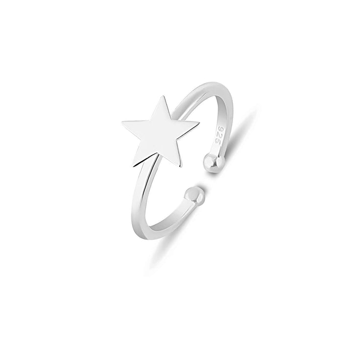 Ares Sterling Silver Star Ring