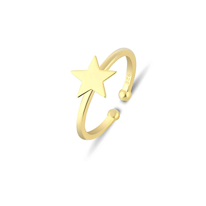 Ares Sterling Silver Star Ring