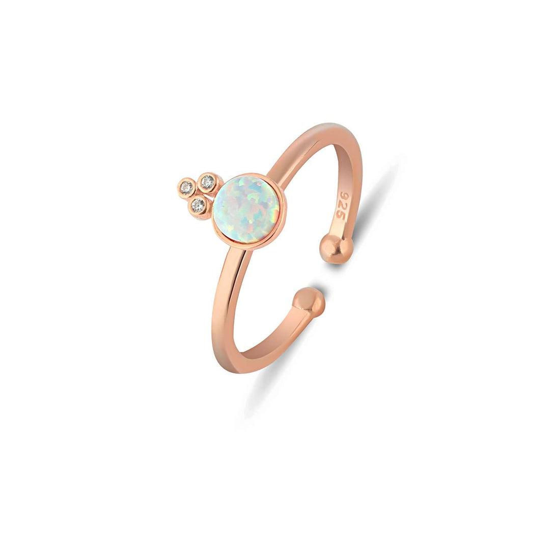 Eos Ring - White Opal