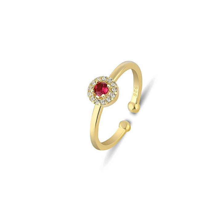 Bague Dia - Rubis CZ