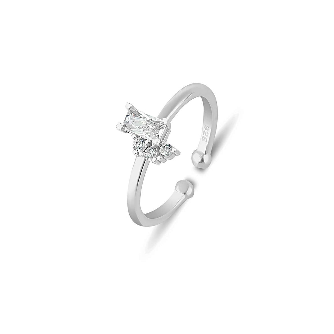 Bague baguette diamant Kleodora