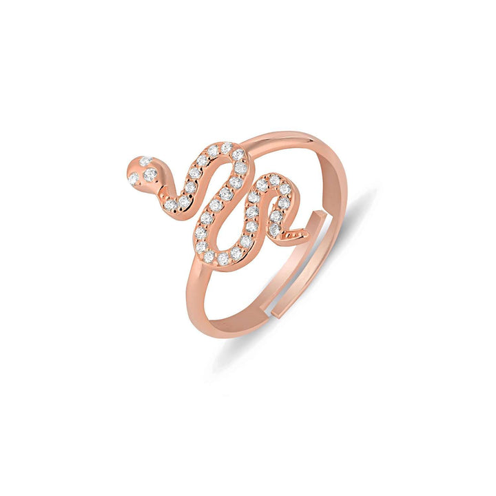 Rose Gold Snake Ring