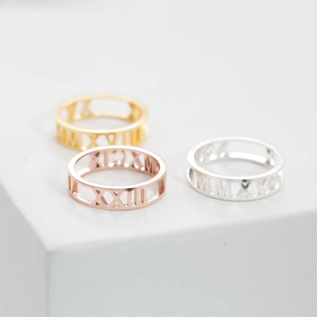 Roman Numeral Ring