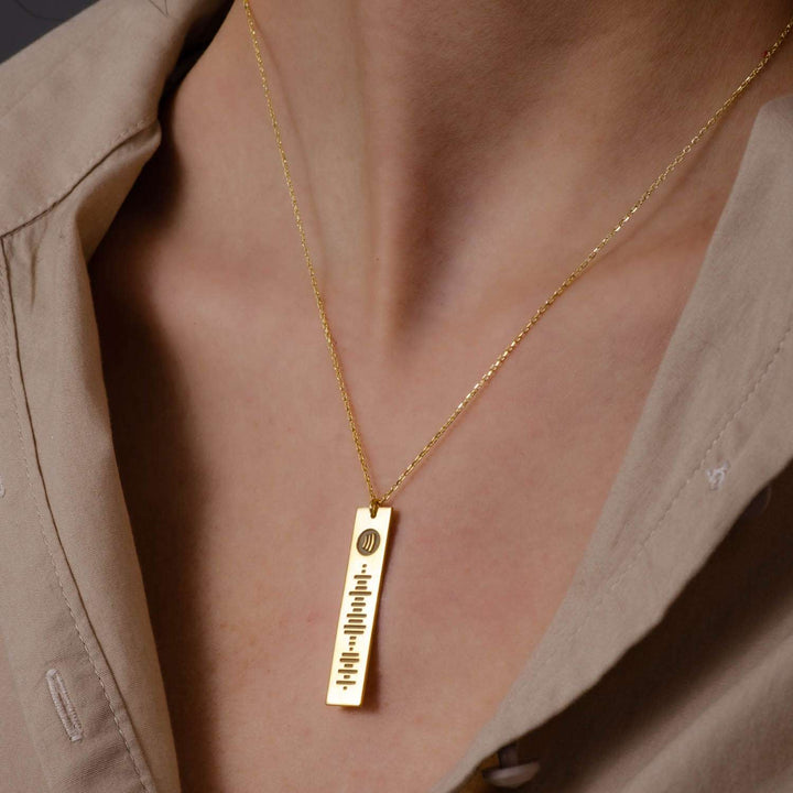 Spotify Code Necklace