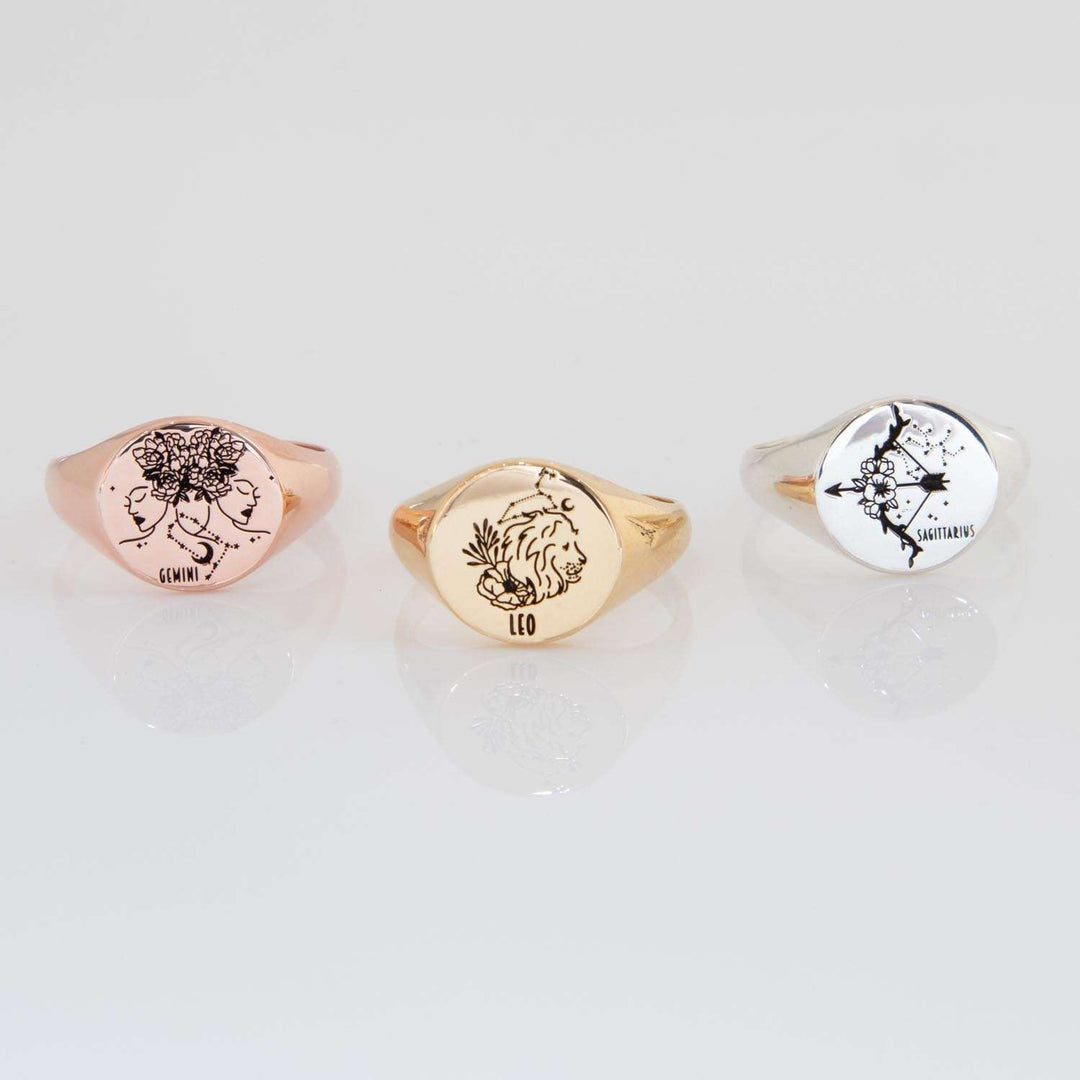 Zodiac Rings