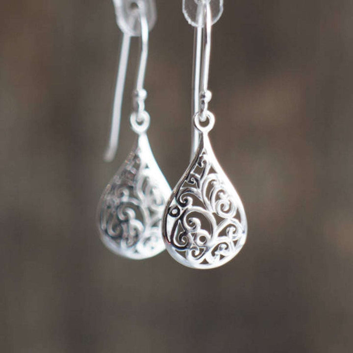 Silver Filigree Earrings