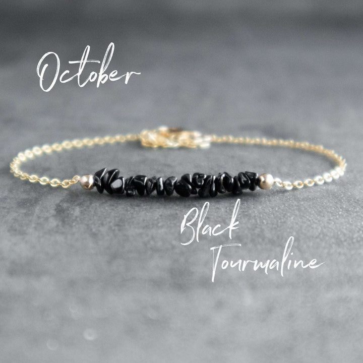 Raw Black Tourmaline Bracelet