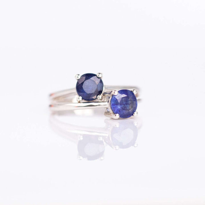 Silver Sapphire Ring