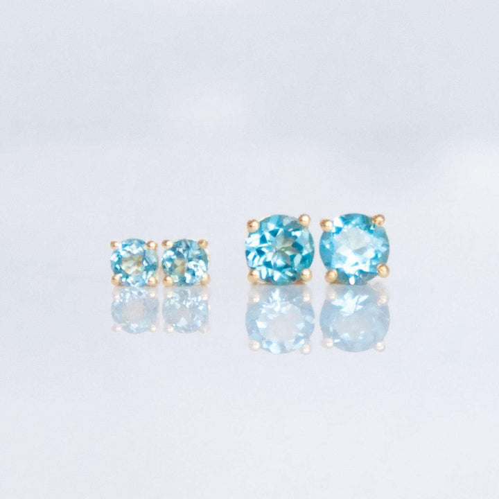 Blue Topaz Earrings