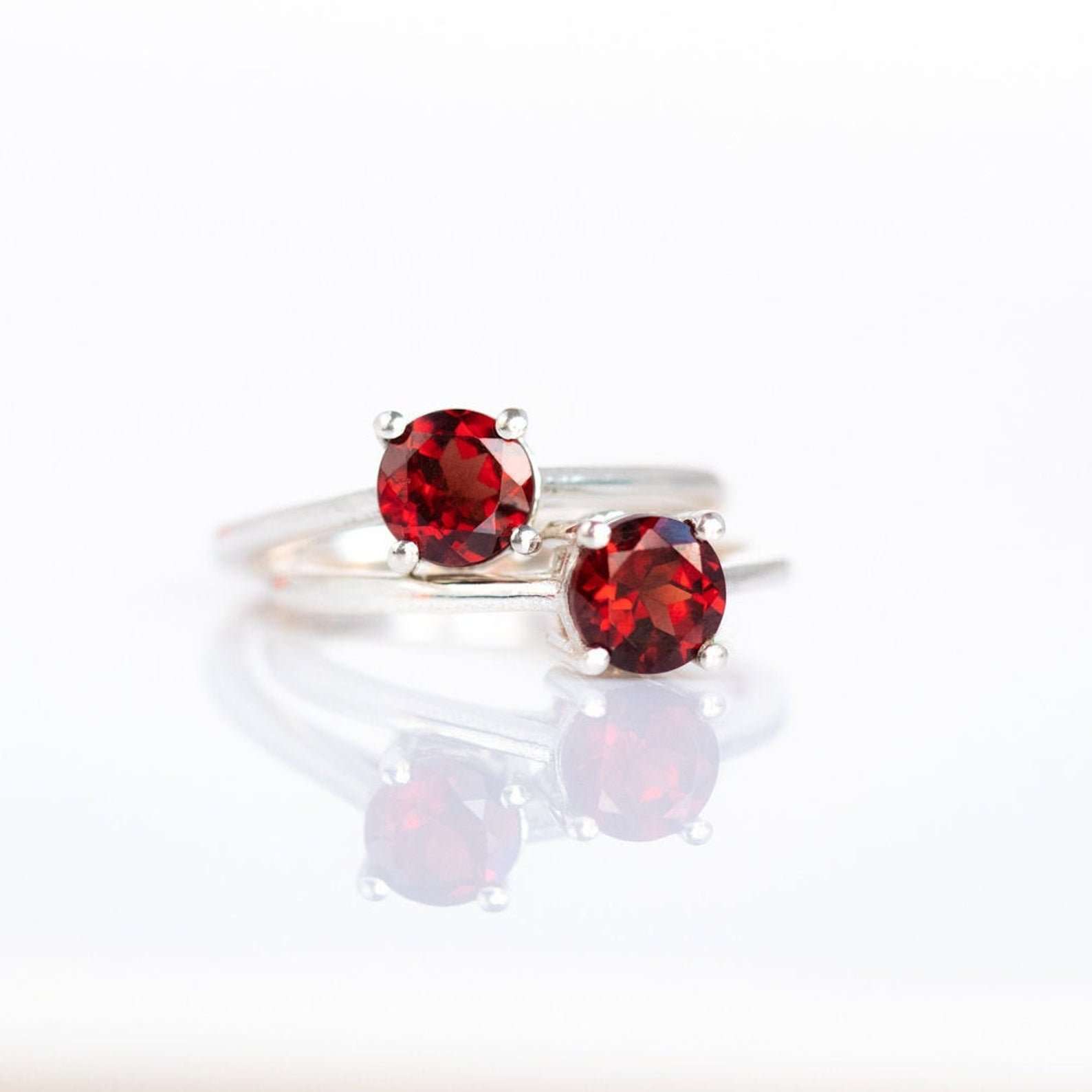 Pyrope garnet 2025 ring