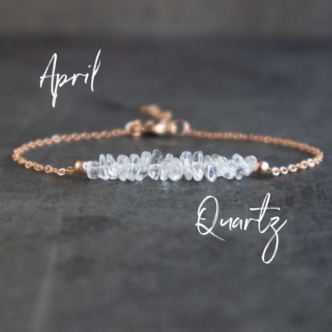 Clear Quartz Crystal Bracelet