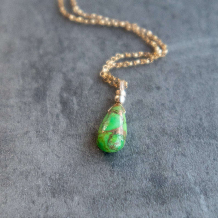 Green Turquoise Necklace