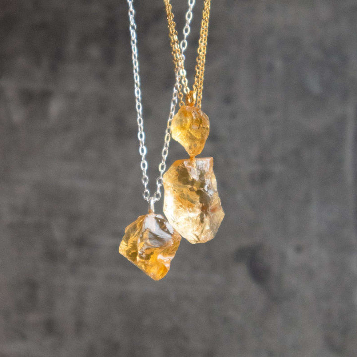 Citrine Crystal Necklace