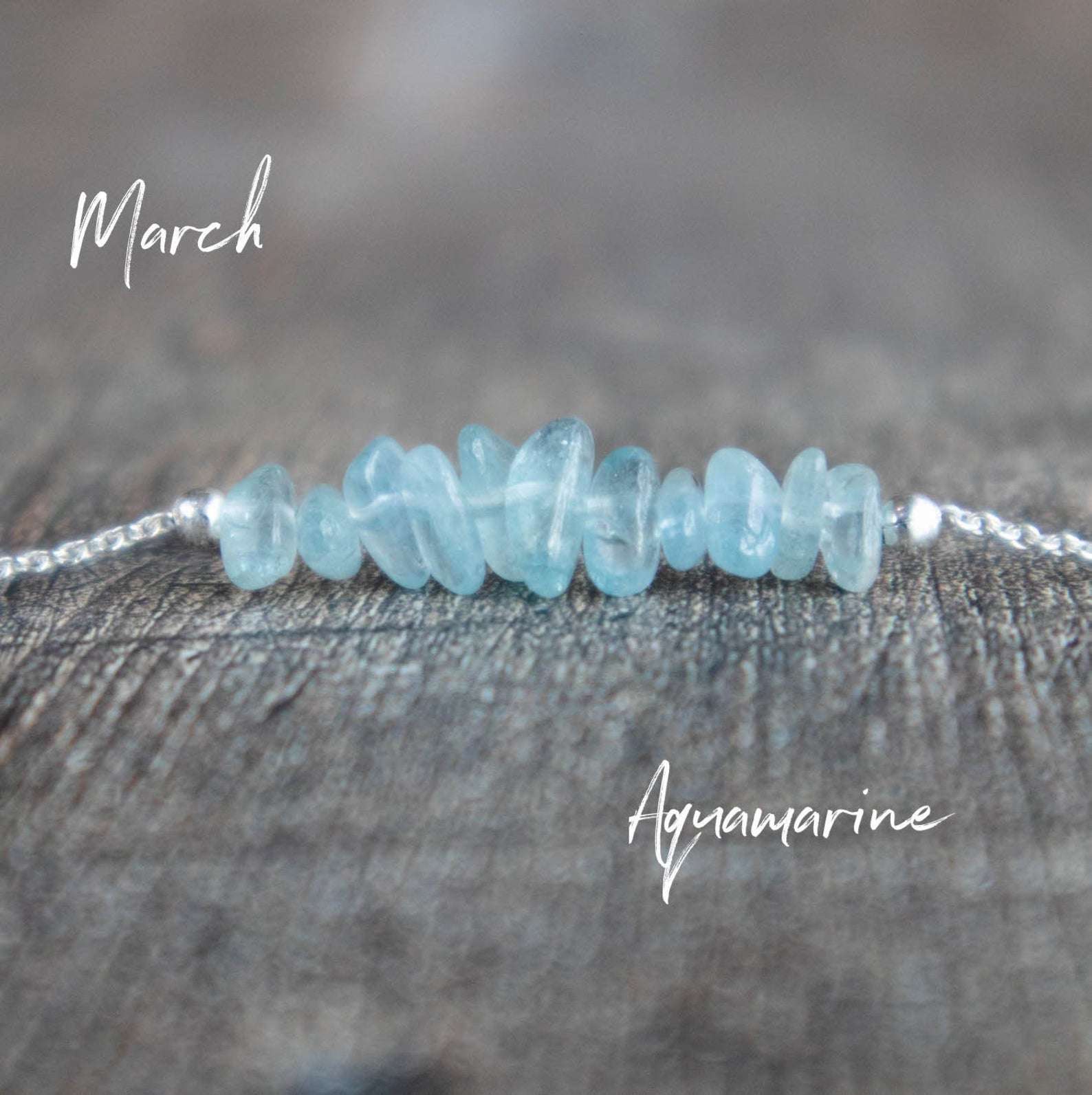 Aquamarine Power Bead Crystal Bracelet - Crystal Gemstone Bracelet - Soul  Cafe Information Gift Tag : Amazon.co.uk: Handmade Products