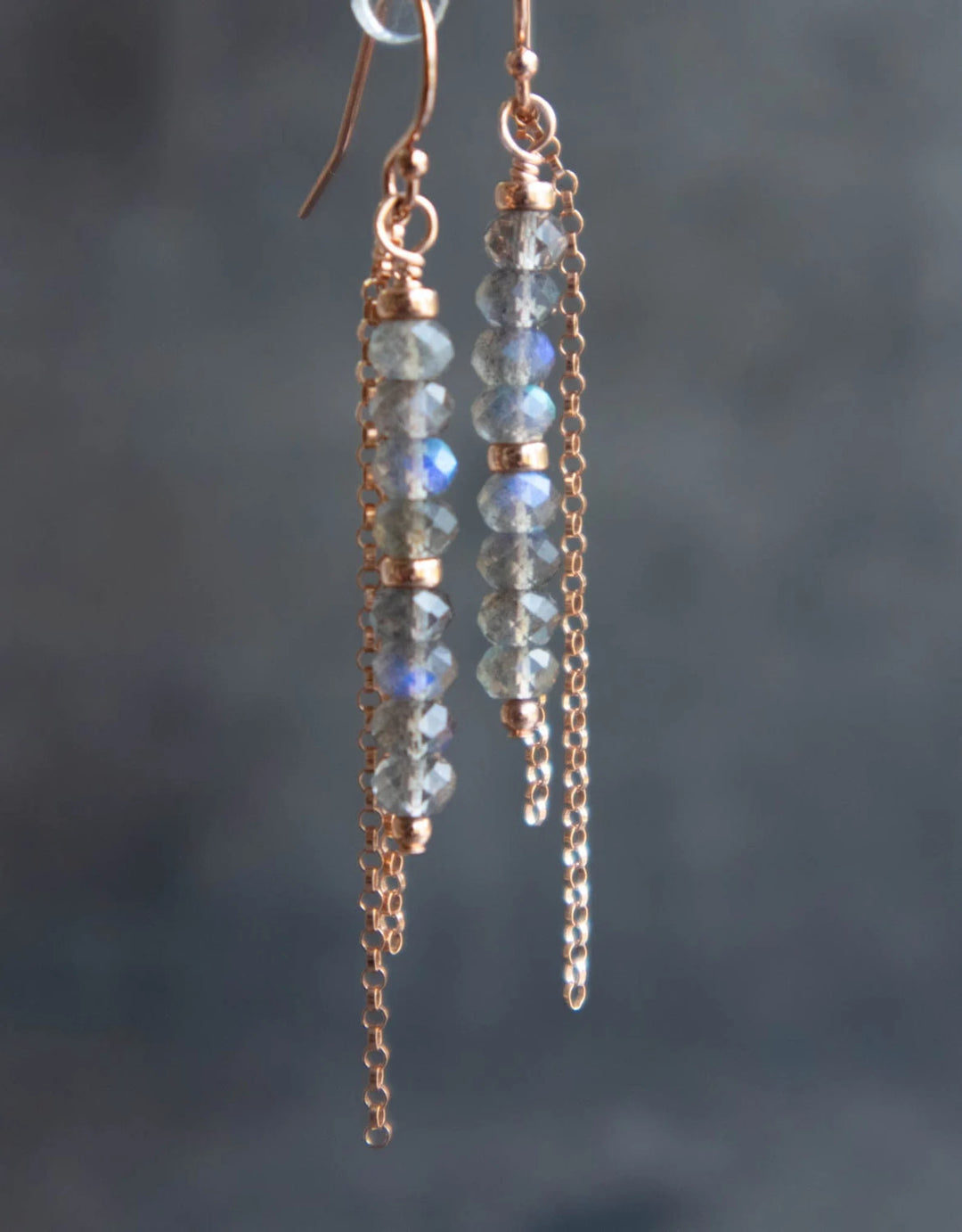 labradorite dangle earrings