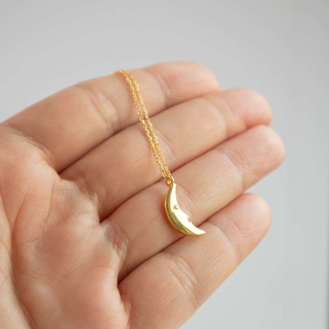 Necklace with a Moon