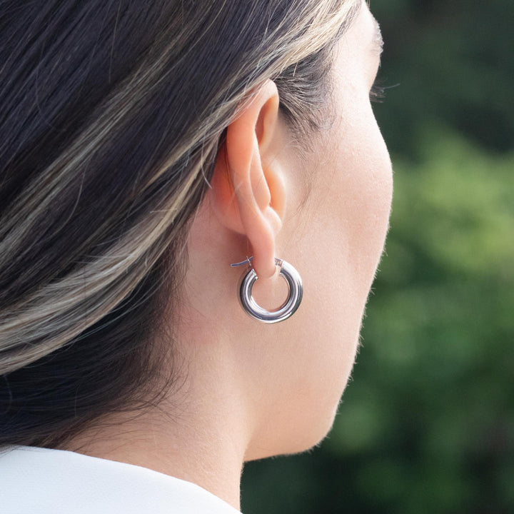 Chunky Hoop Earrings