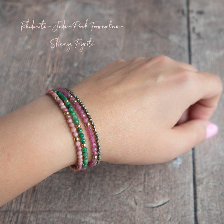 Skinny Pyrite Bracelet