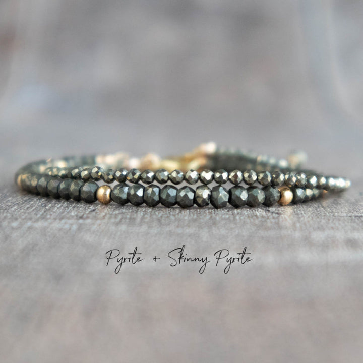 Skinny Pyrite Bracelet