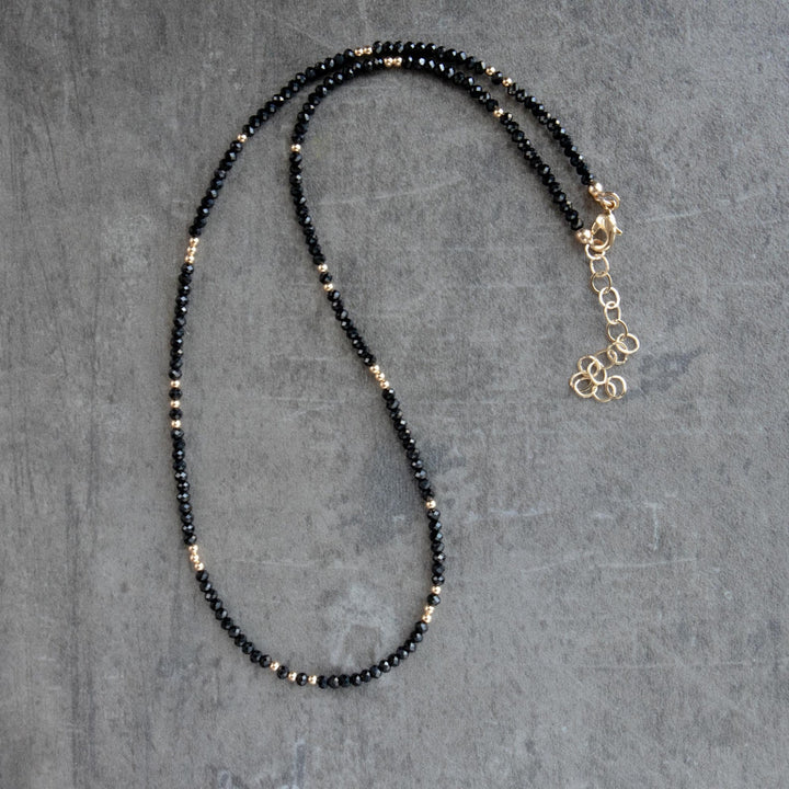 Black Tourmaline Gemstone Necklace