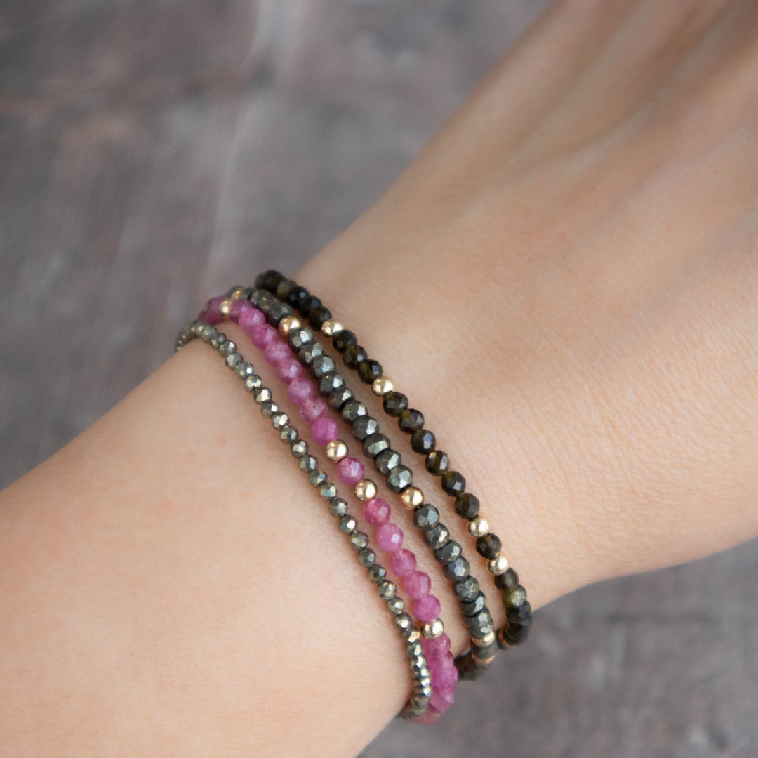 Skinny Pyrite Bracelet