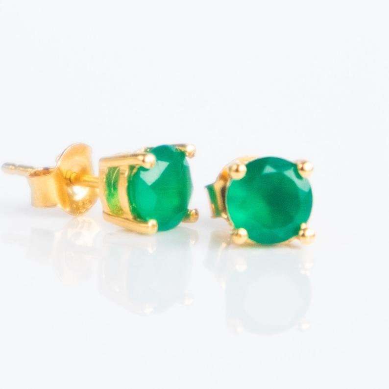 Emerald Green Earrings