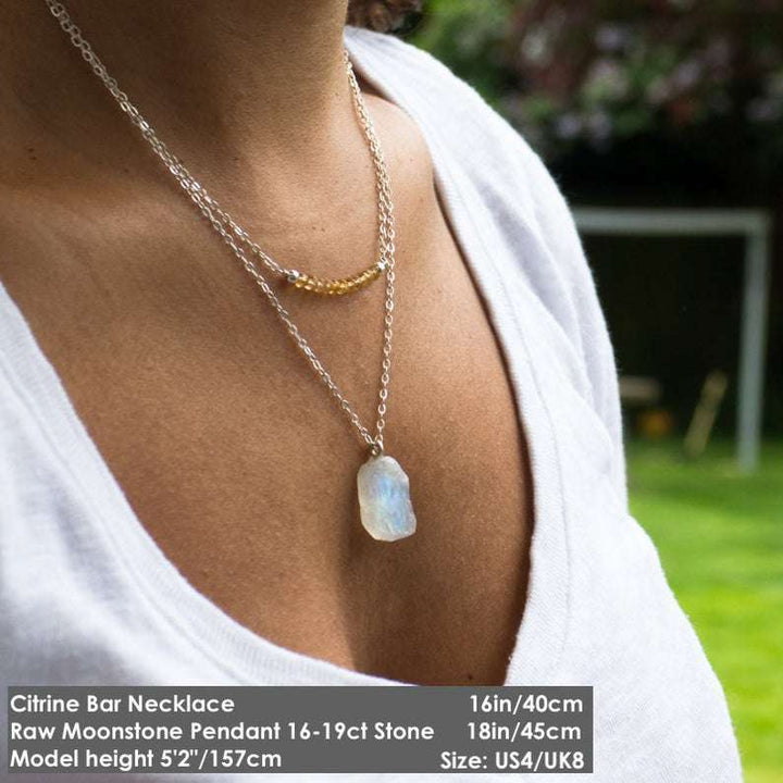 Moonstone Gemstone Necklace