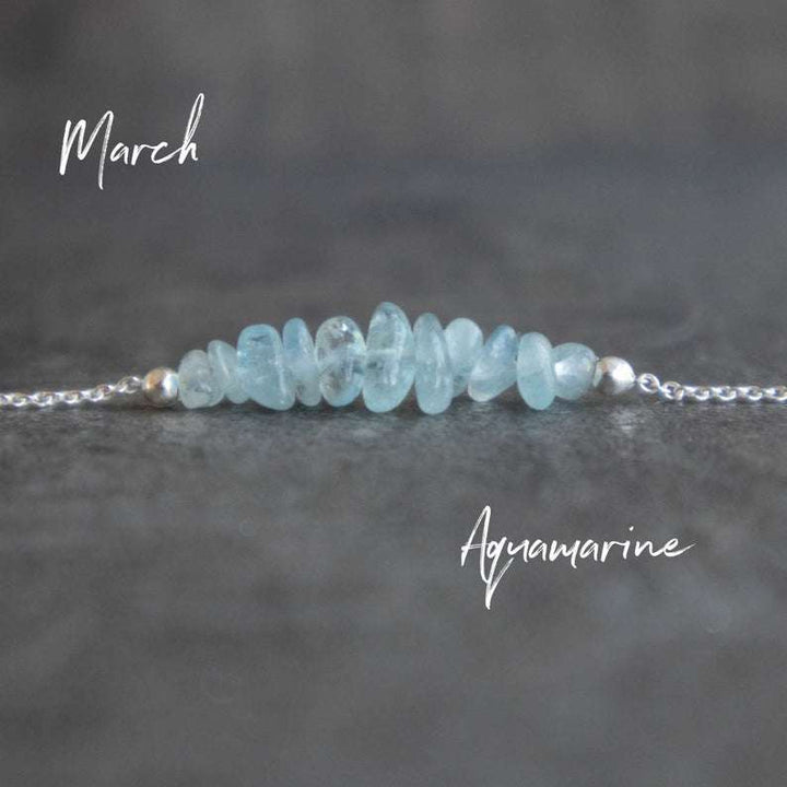 Aquamarine Stone Necklace