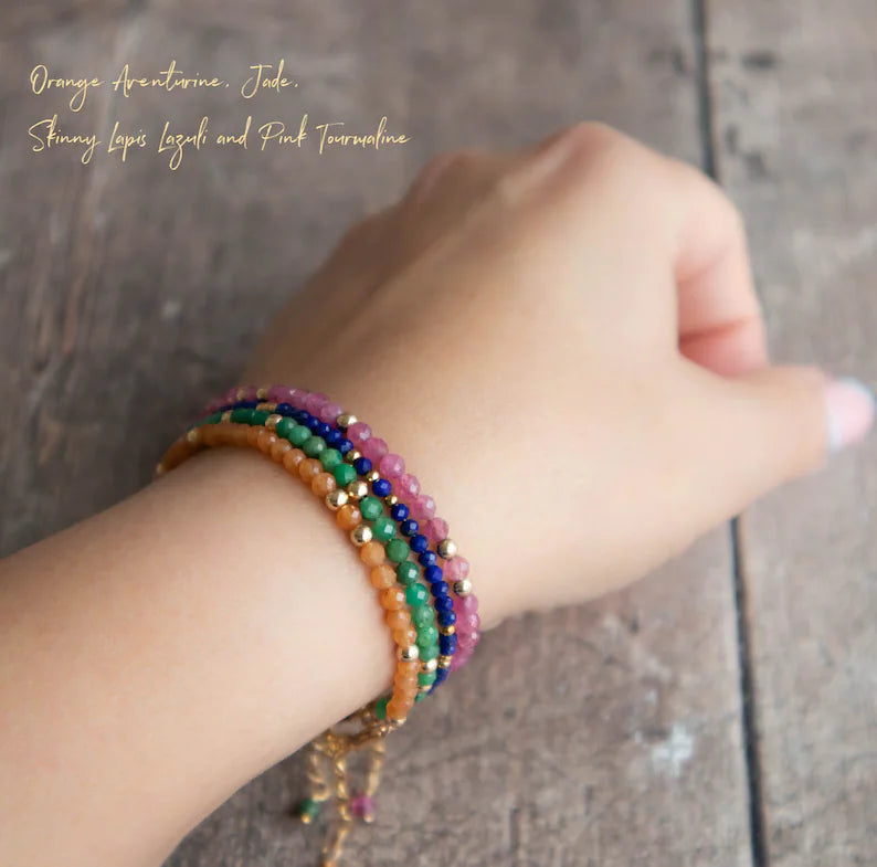 Orange aventurine bracelet new arrivals