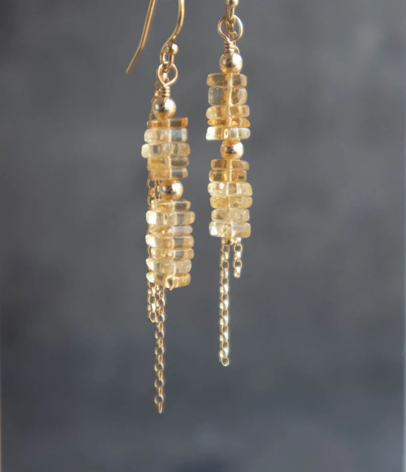 Citrine Drop Earrings