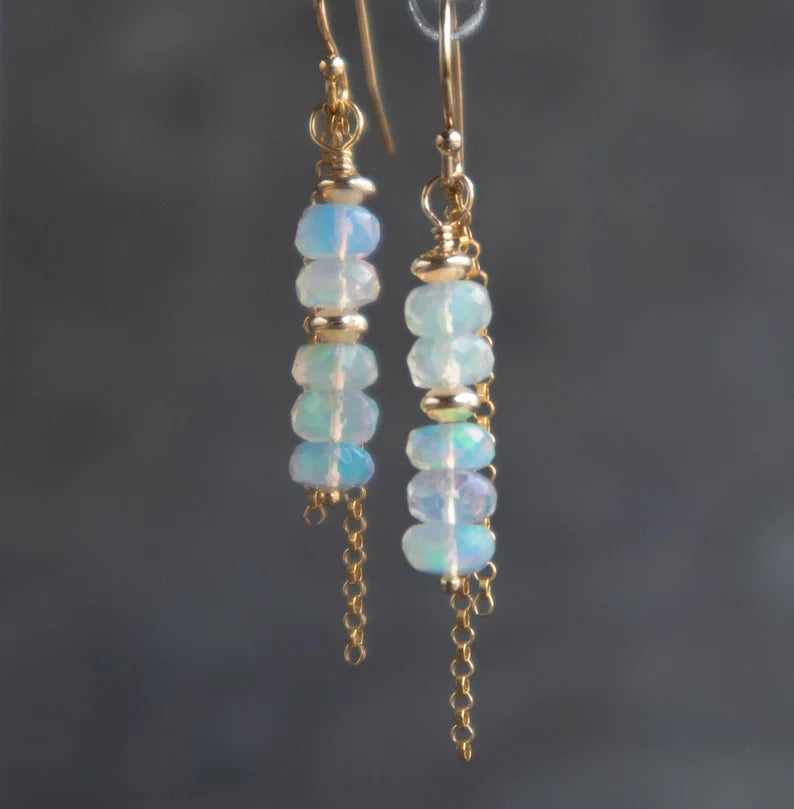 Opal Drop Earrings