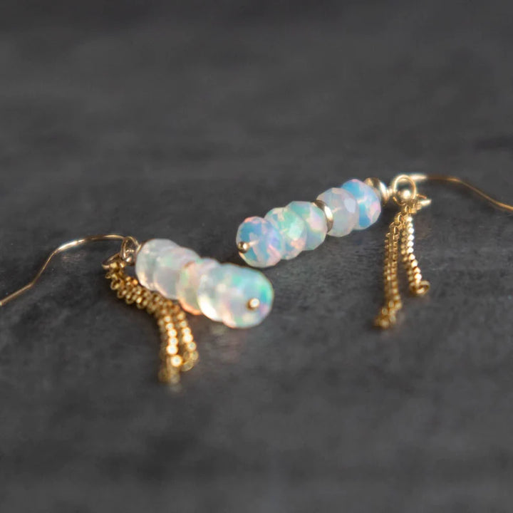 Opal Drop Earrings UK