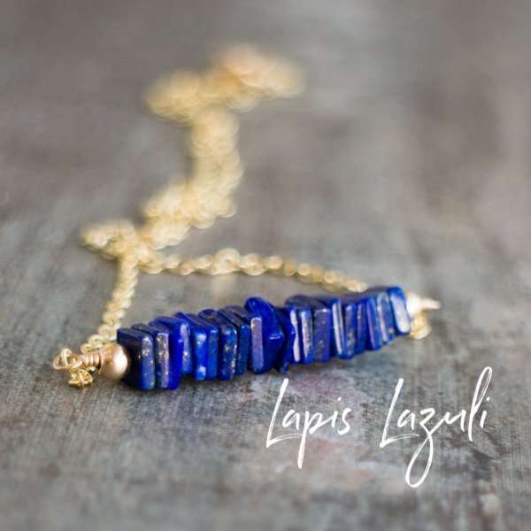 Lapis Lazuli Bead Necklace