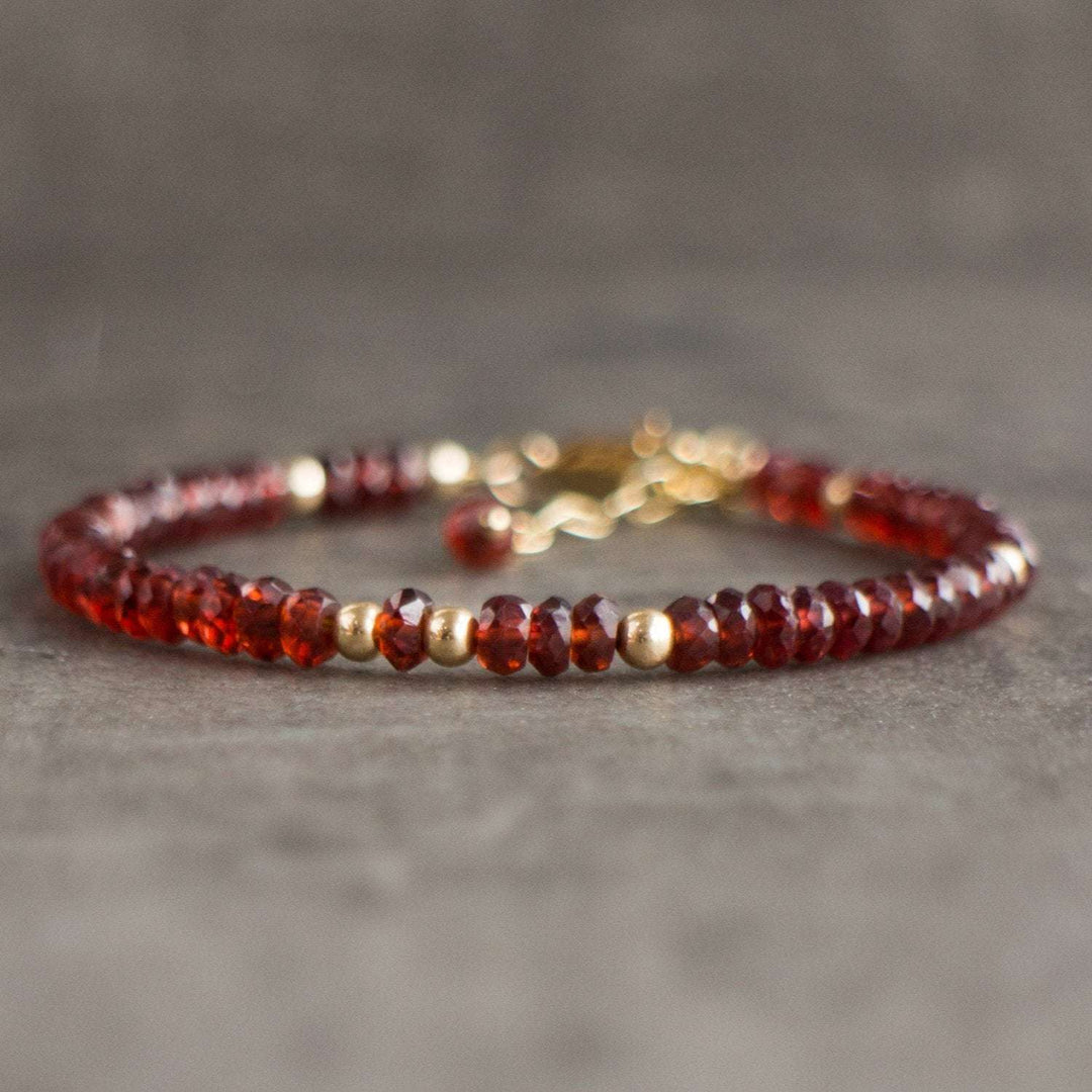 Garnet Bracelet UK