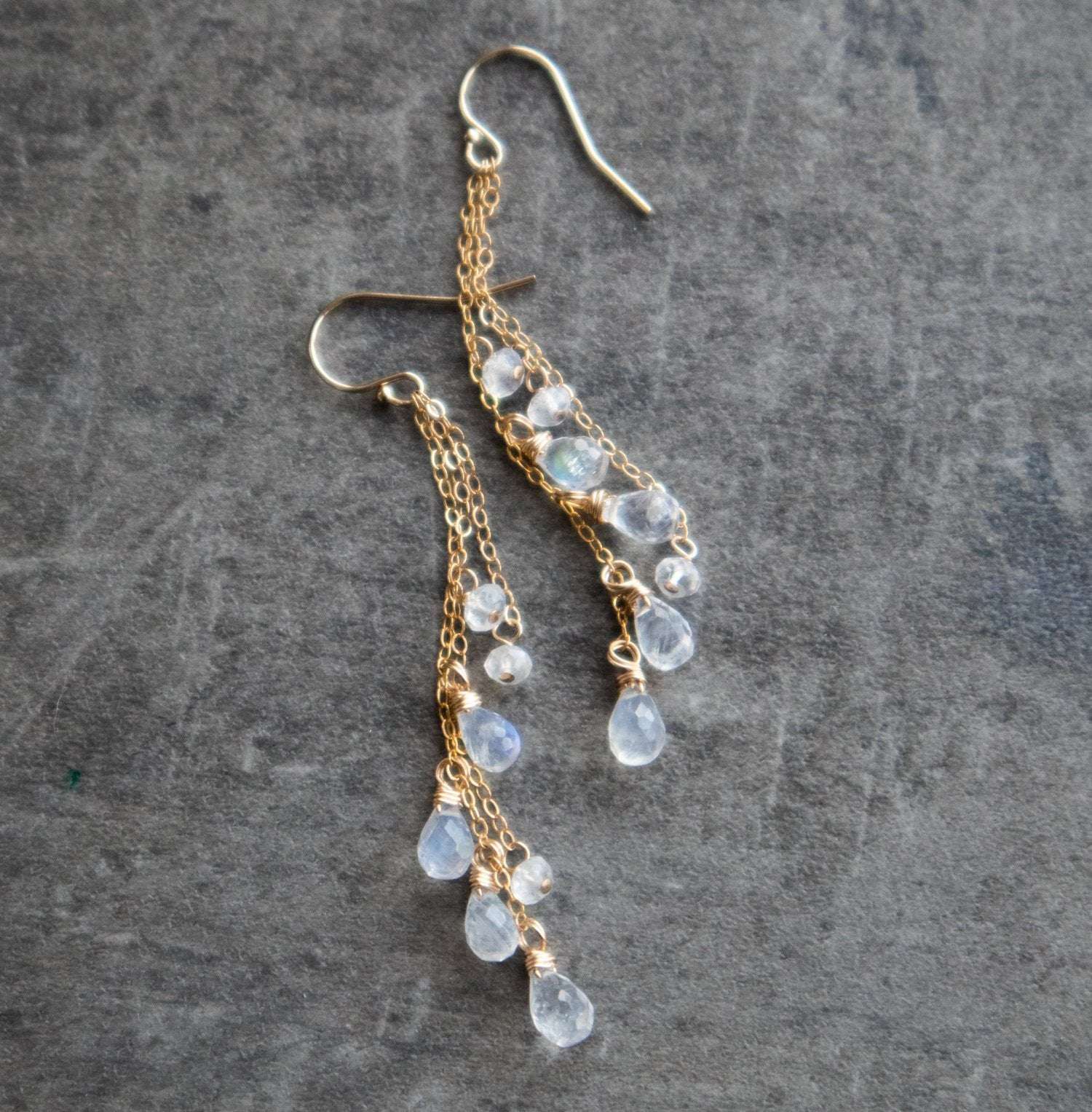 Moonstone clearance dangle earrings