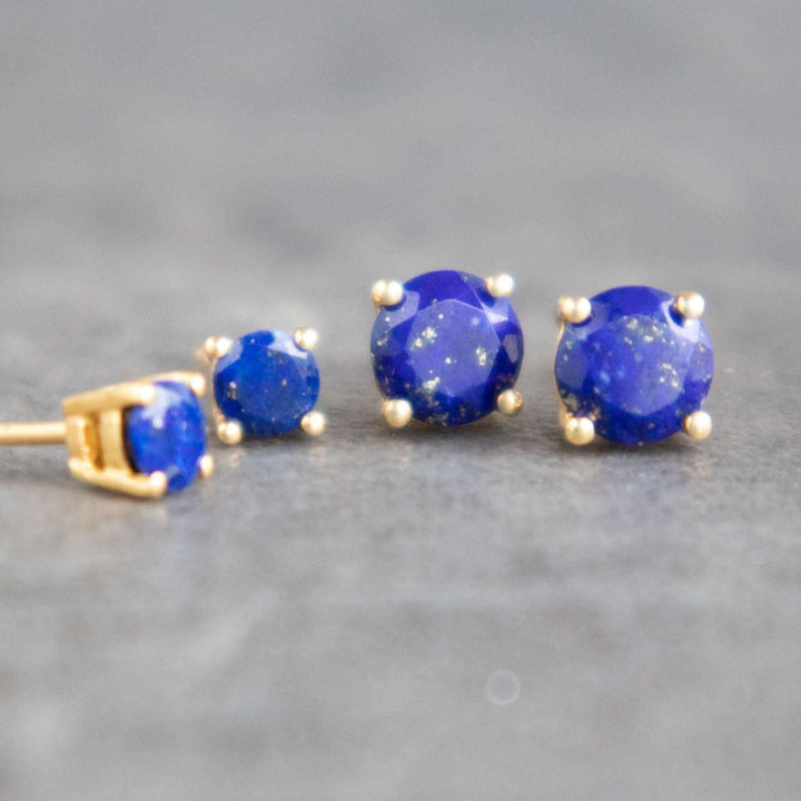 Lapis Lazuli and Gold Earrings