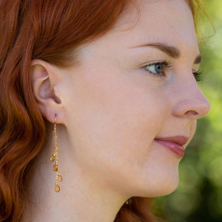 Citrine Dangle Earrings 