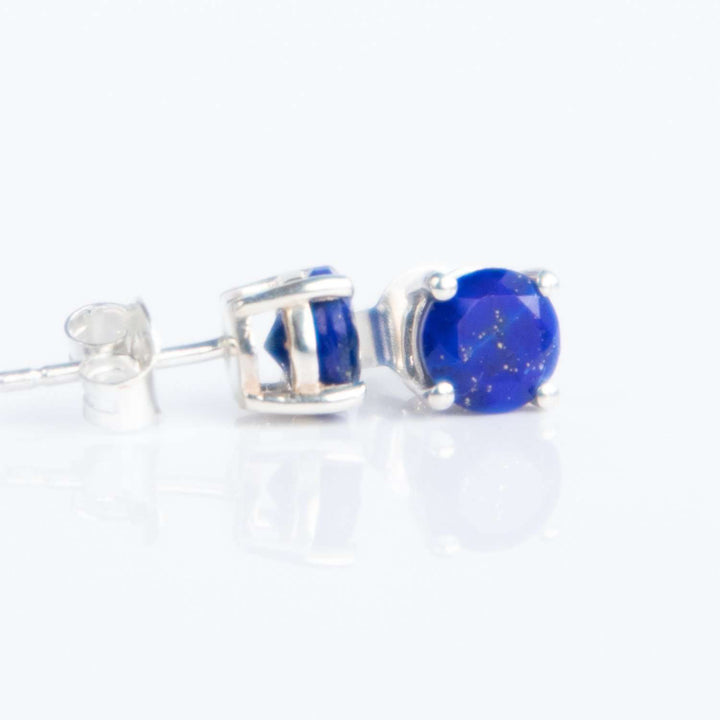 Lapis lazuli Earrings Silver